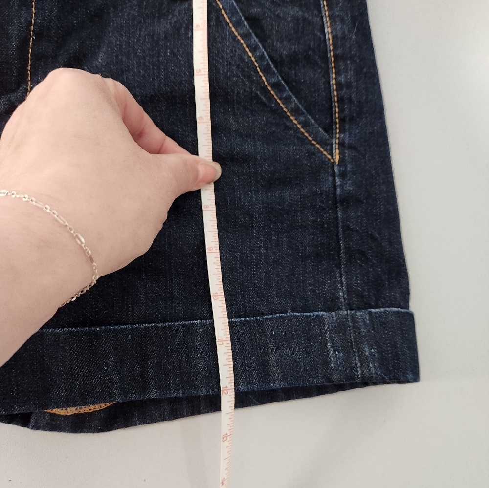 J Brand Women's Dark Blue Denim Shorts, Size 27 - Picture 7 of 7